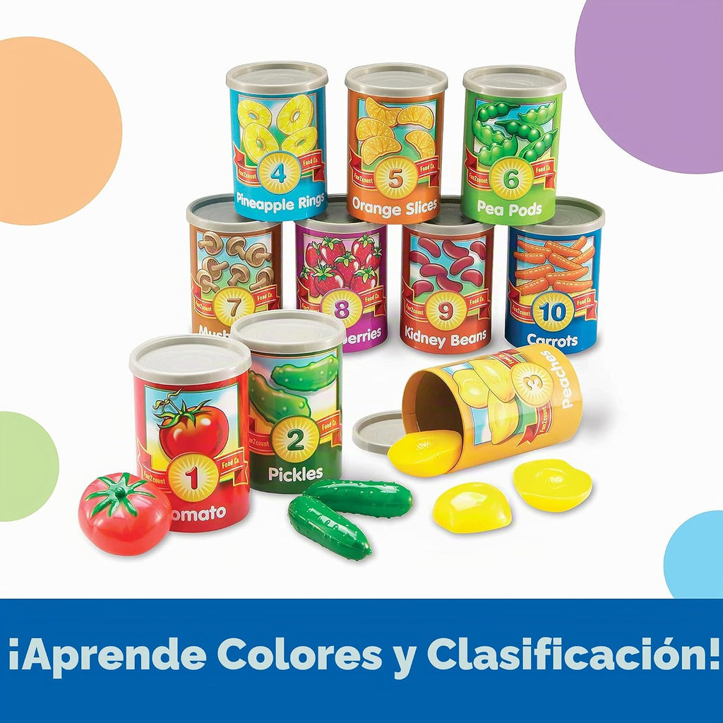 Learning Resources Latas para contar del uno al diez