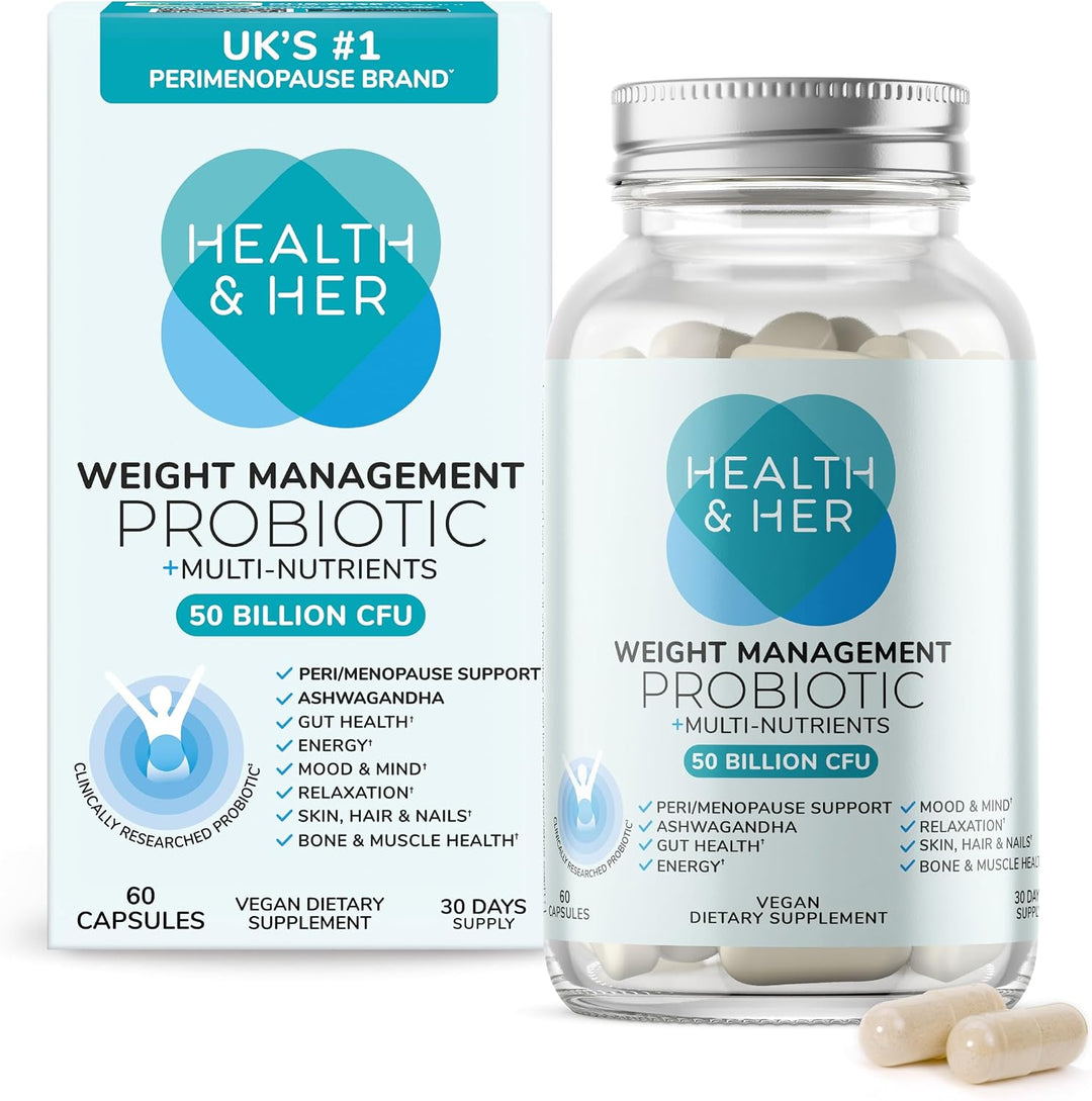 Health &amp; Her Probióticos para el control de peso para mujeres,...