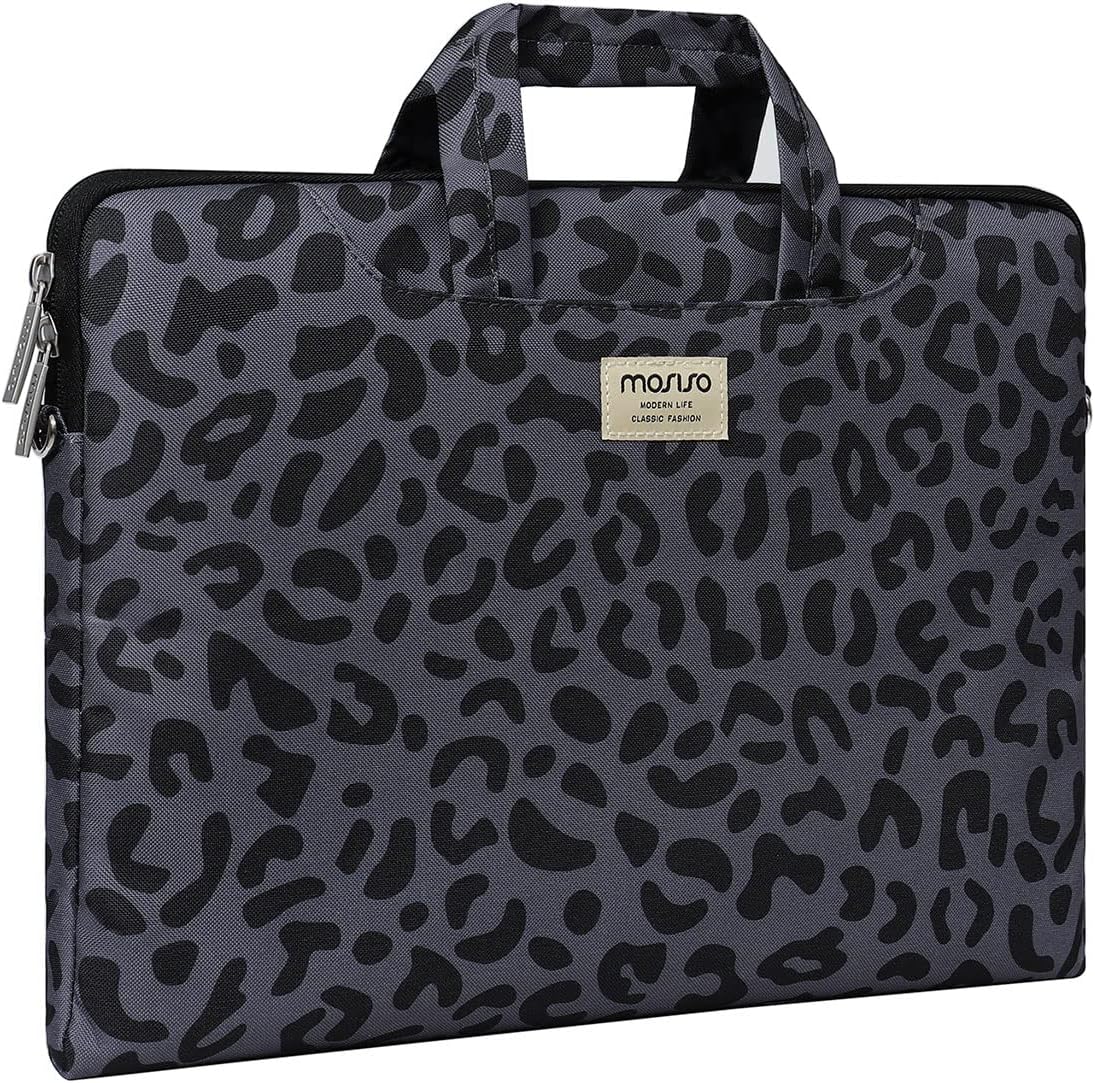 MOSISO Bolsa de hombro para laptop, bolsas de computadora de 15.6 p...