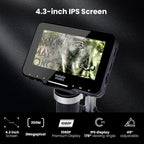 Microscopio digital M2B 1000X, LCD de 4,3", salida HDMI, 32 GB