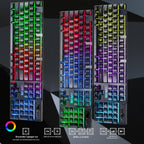 CHONCHOW Combo de teclado y mouse inalámbricos USB para juegos