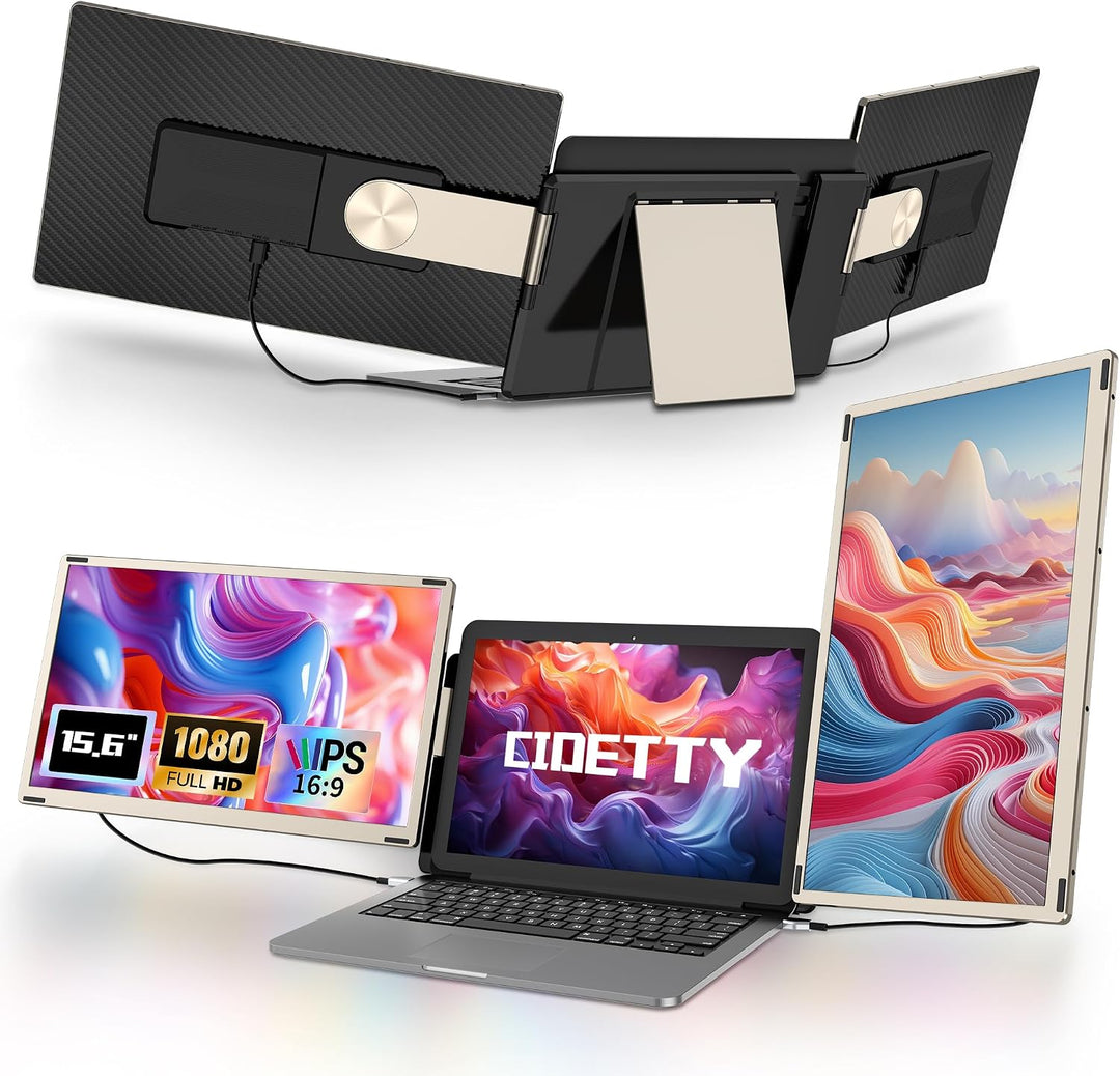 CIDETTY Monitor extensor de pantalla para portátil, extensor de mon...