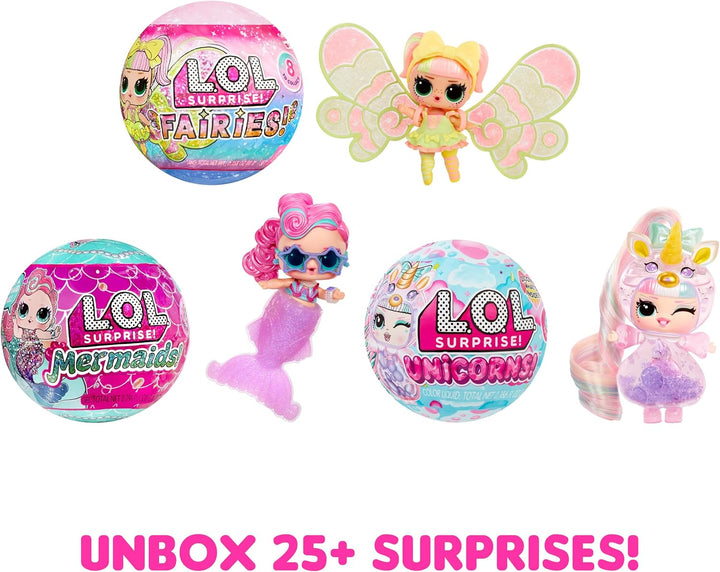 LOL Surprise Tots Just Add Water - Paquete de 3 con 3 muñecas de fa...