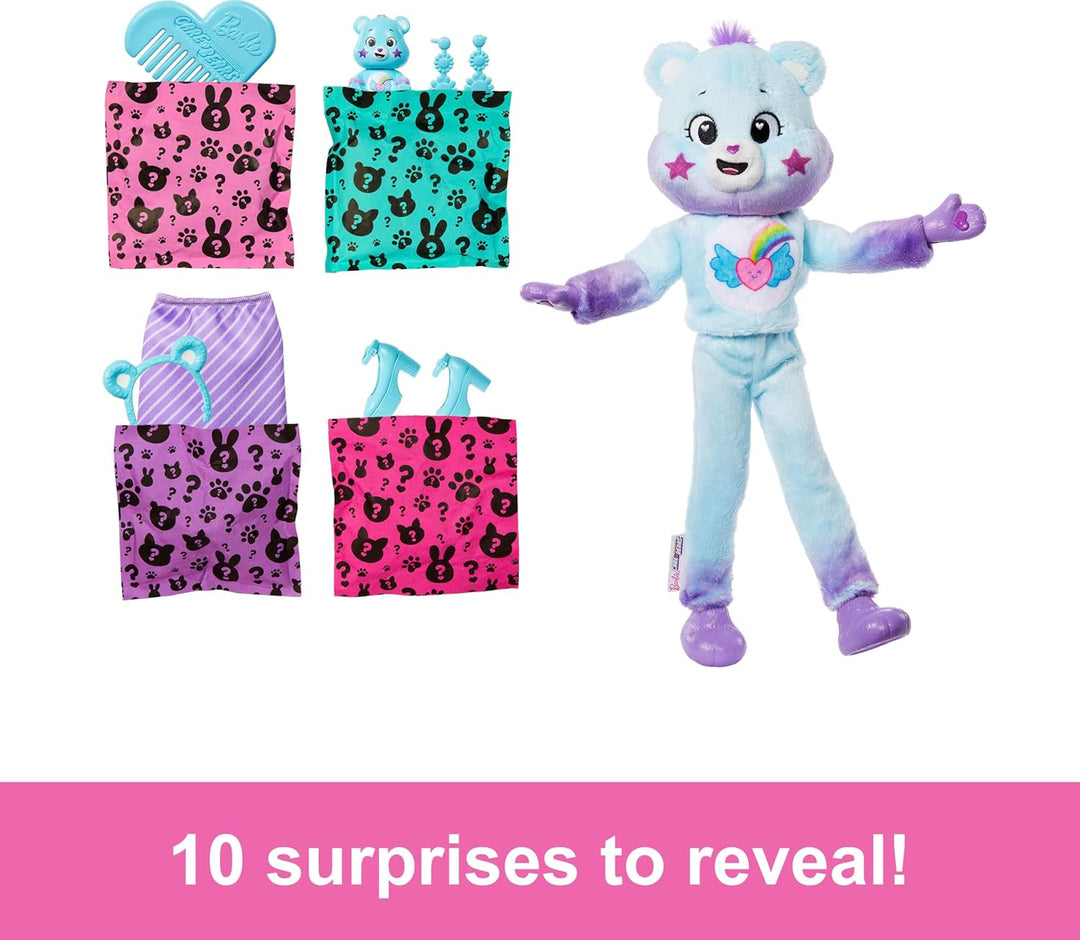 Barbie Cutie Reveal Care Bears - Muñeca y accesorios, serie 2 Dream...