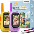 FOREDOM Radio de Video Recargable: Walkie Talkies para Niños, Alcance Largo para Niños y Niñas
