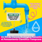 Grifo mágico de agua | Ciencia verde | Construye un grifo de agua para bombear agua | Kit de ciencia | Niños mayores de 5 años | Actividad STEM