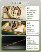 ROKR Rompecabezas de madera 3D para adultos, kits de caja de música de madera, kits de modelo de madera de violonchelo para adultos, proyectos de tallo para adolescentes, regalos de cumpleaños, pasatiempos para mujeres y hombres