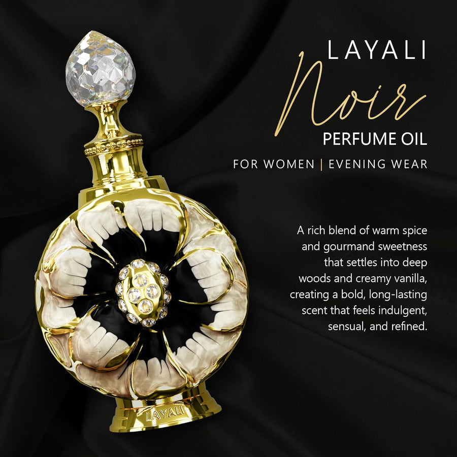Swiss Arabian Layali Noir \u2013 Fragancia de aceite de perfume ára...