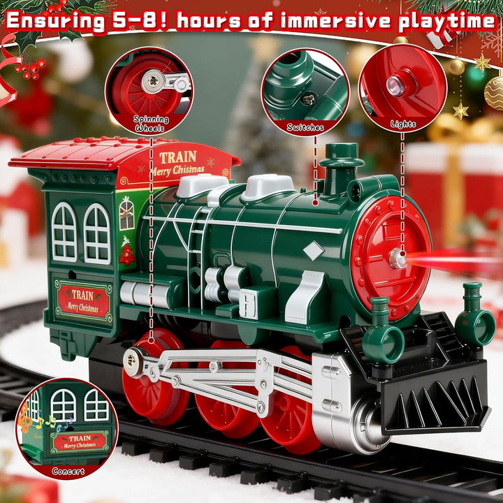 Juego de tren para niños pequeños árbol de Navidad juegos