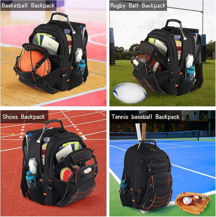 VECKUSON 18.4 Mochila para portátil para hombres, mochila extragran...