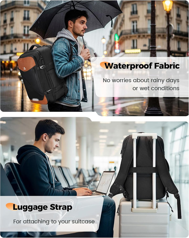 MATEIN Mochila de viaje para artículos personales de 18 x 14 x 8 pu...