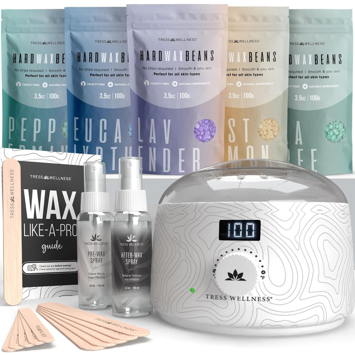 Kit de depilación Tress Wellness para piel sensible \u2013 Seguro p...