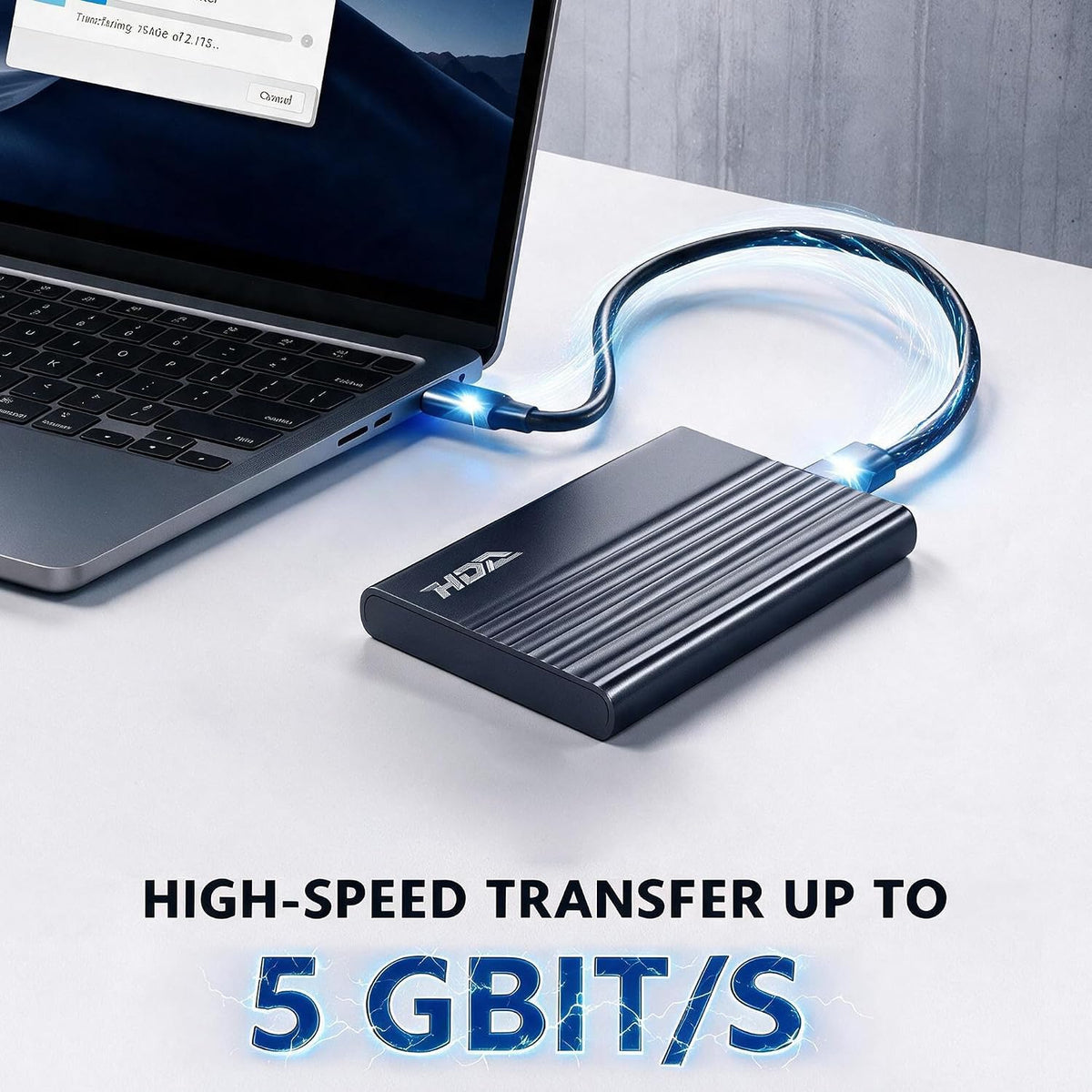 Disco duro externo de 1 TB, USB 3.0 para PC, Mac, computadora de escritorio, portátil, teléfono inteligente, PS4, Xbox