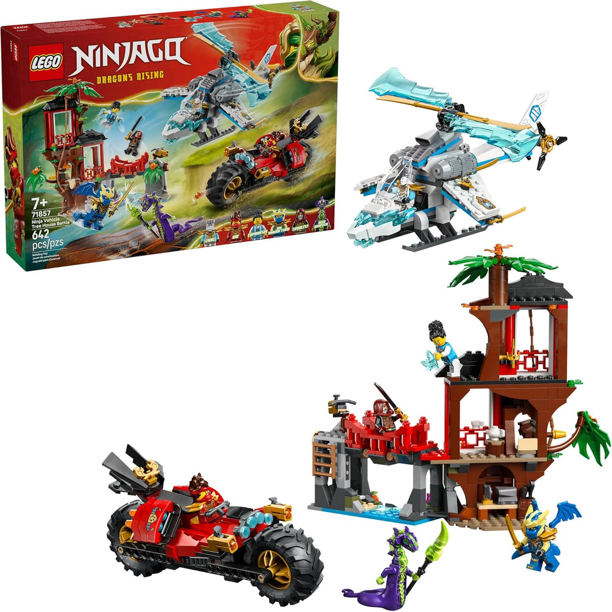 LEGO NINJAGO - Vehículo ninja de juguete de construcción