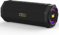 Oraolo Altavoz Bluetooth, sonido estéreo de 50 W para exteriores, altavoz impermeable IPX6, tiempo de reproducción de 28 horas, emparejamiento TWS, micrófono integrado, Bluetooth 5.4