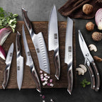 HOSHANHO Juego de cuchillos de cocina de 8 piezas, juegos de cuchillos