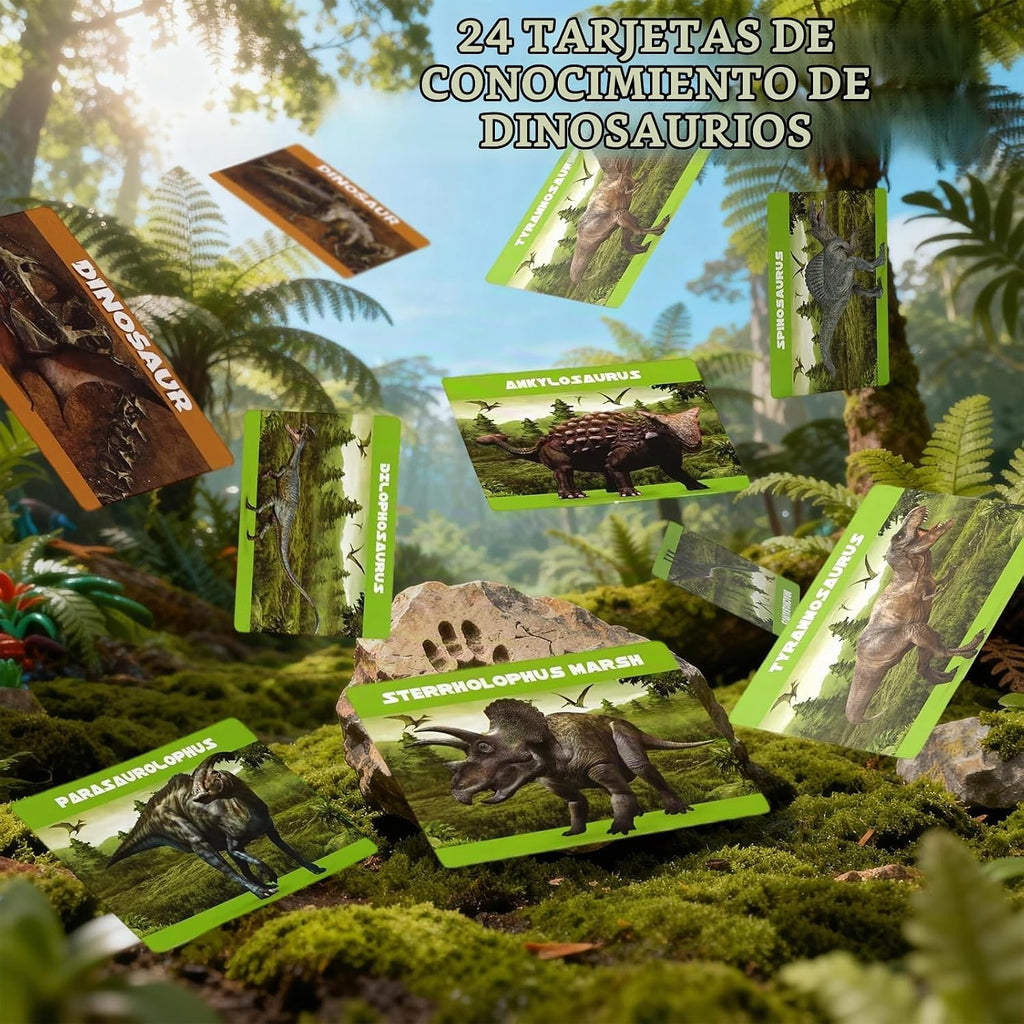 Kit de excavación de huevos de dinosaurio (24 huevos)