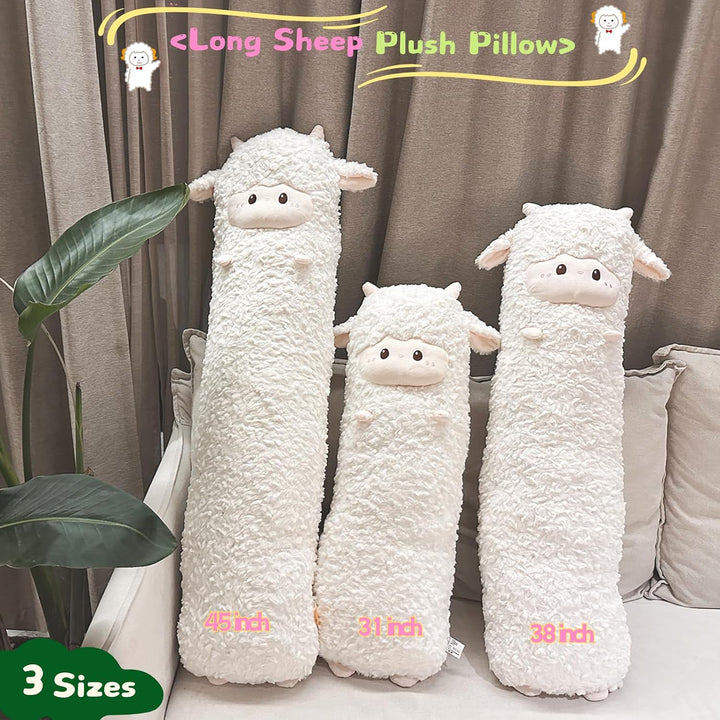 Goylmc Peluche de oveja, almohada de felpa de oveja, cumpleaños y N...