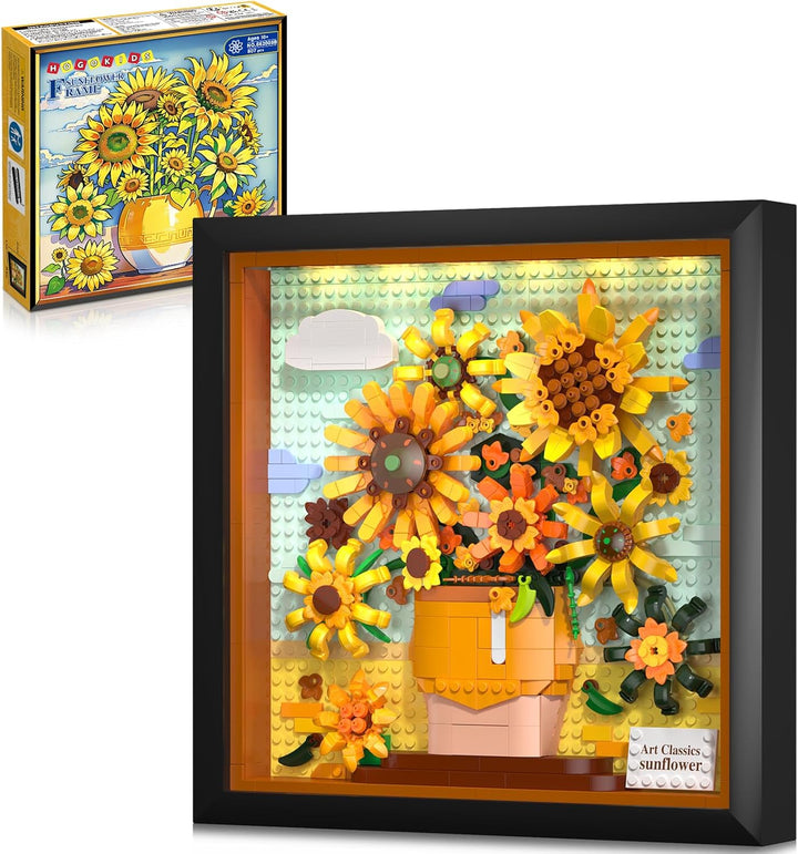 HOGOKIDS Juego de construcción de flores y girasoles con
