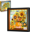 HOGOKIDS Juego de construcción de flores girasol con luces Colección