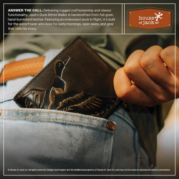 House of Jack Co. Billetera plegable para hombre | Cartera para hom...
