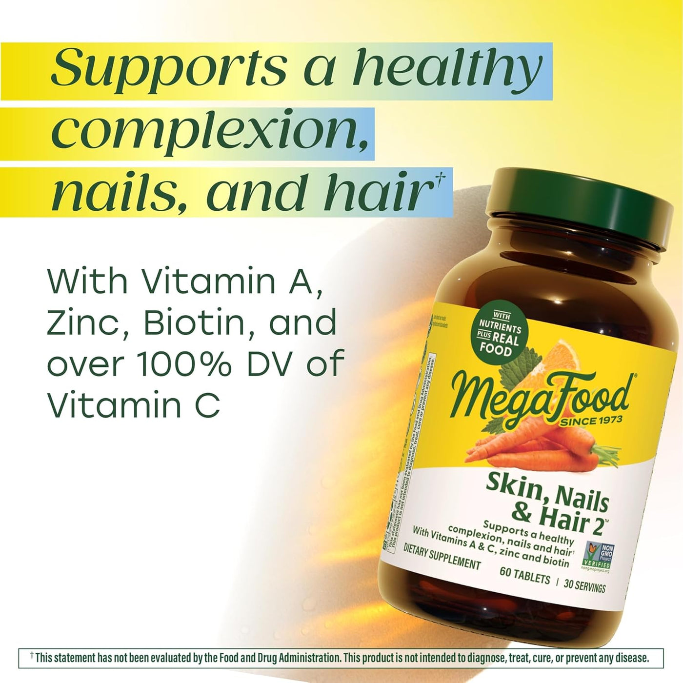 MegaFood Piel, Uñas y Cabello 2 - Vitaminas Para Mujeres y Hombres...