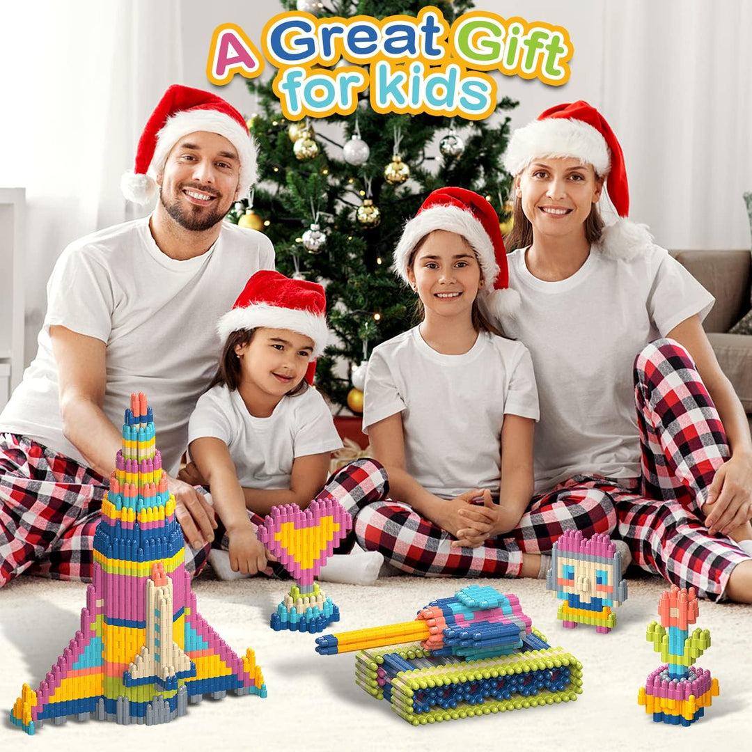 Tigerhu Juego de 1120 piezas de bloques de construcción para niños,...