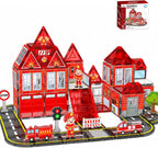 Juego de azulejos magnéticos (estación de incendios)