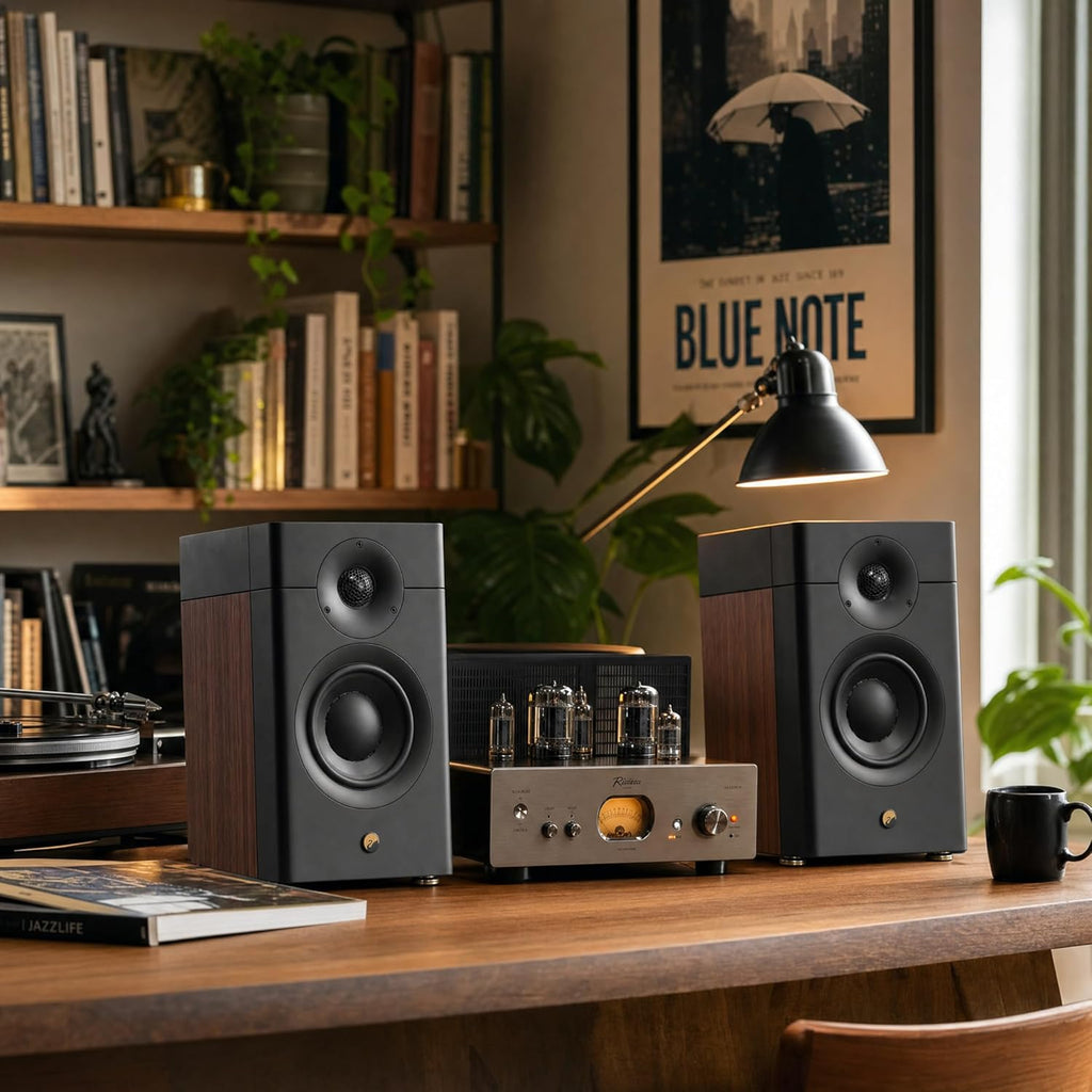 HiVi-Swans Altavoces pasivos para estantería D3.1 MKII, par de altavoces domésticos de 2 vías de 6.5 pulgadas, necesita amplificador o receptor para funcionar