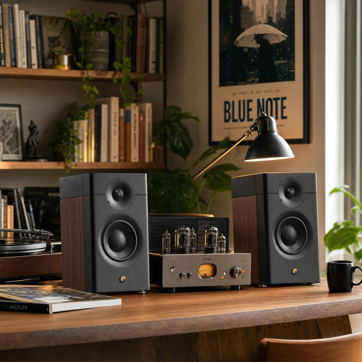 HiVi-Swans Altavoces pasivos para estantería D3.1 MKII, par de altavoces domésticos de 2 vías de 6.5 pulgadas, necesita amplificador o receptor para funcionar