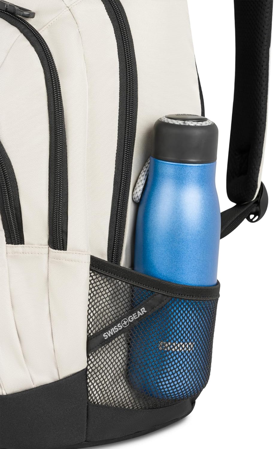 SwissGear 1186 Travel Gear Mochila Bungee Ligera, Crema\/Negro, 17...