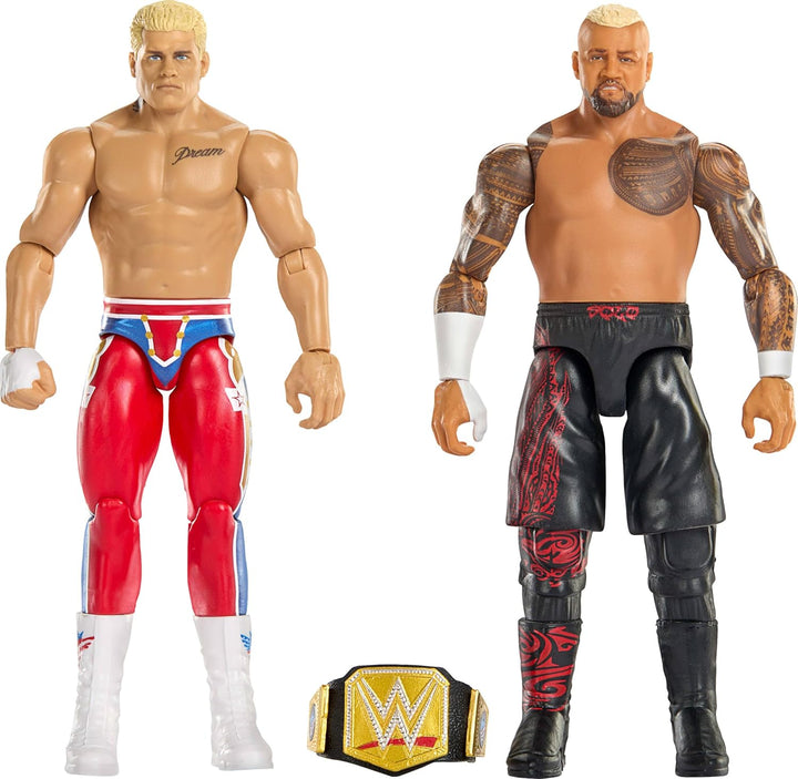 Mattel WWE Main Event Showdown Figuras de acción de 2 unidades con...