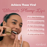 rom&amp;nd Volume Hack Trio Lip Plumping Set \u2013 Toffee Nude Edi...