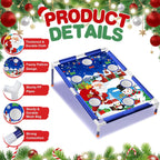 Gemscream Juego de lanzamiento de bolsas de frijoles navideños 6 bolsas
