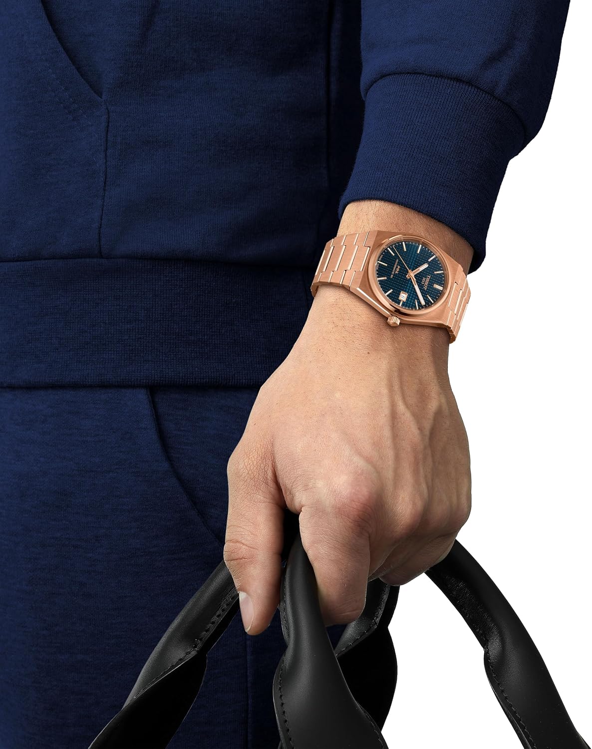 Tissot PRX, automático suizo, 1.575 in, esfera azul, reloj para hombre