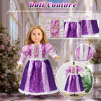 WONDOLL Ropa y accesorios para muñecas de 18 pulgadas, 18 inch, Princesa
