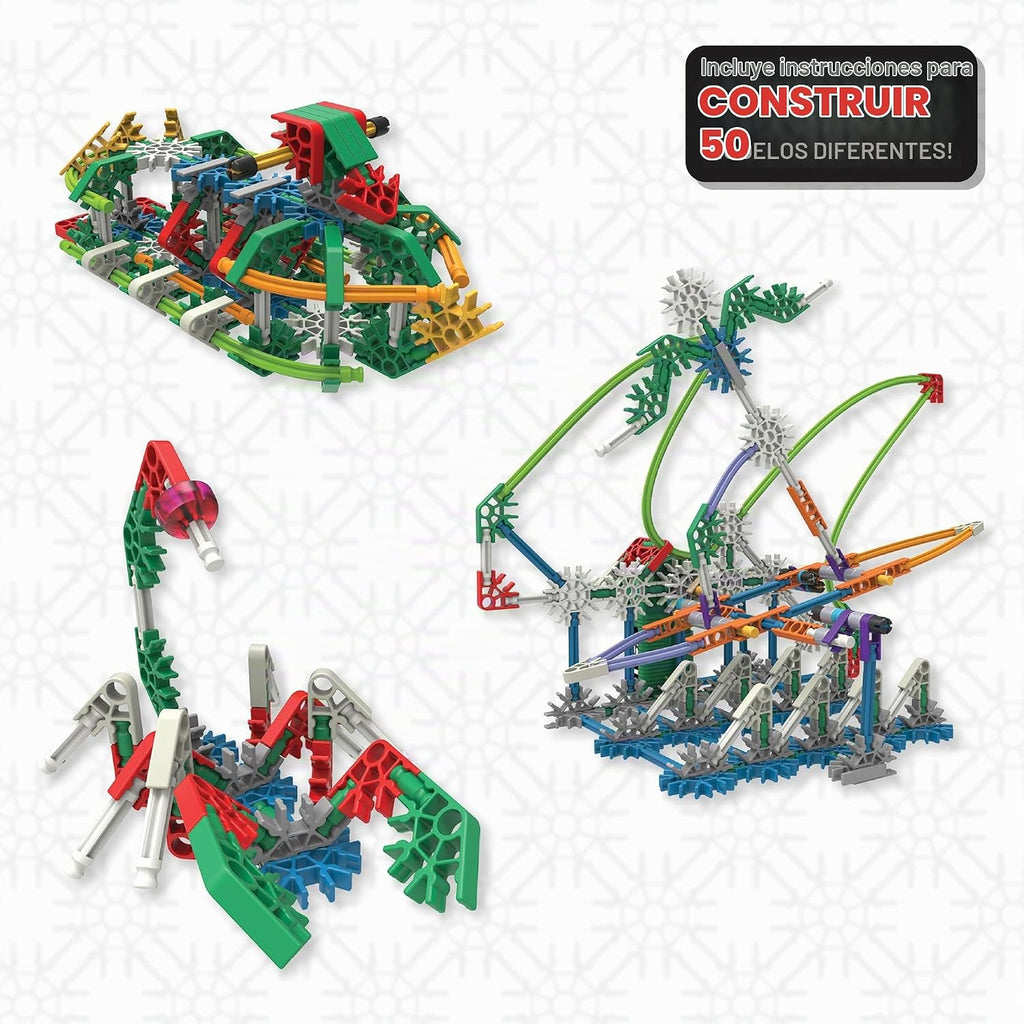 K'NEX - Set motorizado Power & Play, 529 piezas, construcción STEM, set de construcción para niños, a partir de 7 años