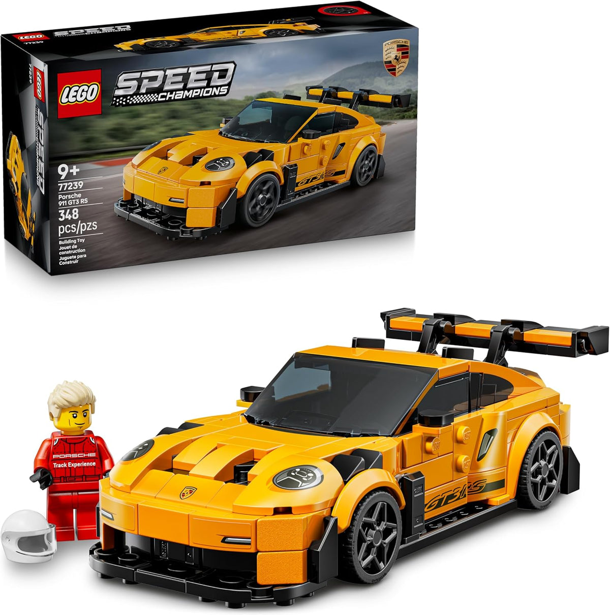 LEGO Speed Champions Porsche 911 GT3 RS Super Car Toy -