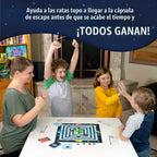Peaceable Kingdom Space Escape – Juego de estrategia cooperativa de aventura espacial por el inventor de Pandemic – ¡Usa el trabajo en equipo para ganar! – Ideal para familias con niños de 7 años en