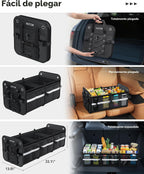 HOTOR Organizador de maletero - Organizador de coche y almacenamiento con bolsa enfriadora para SUV