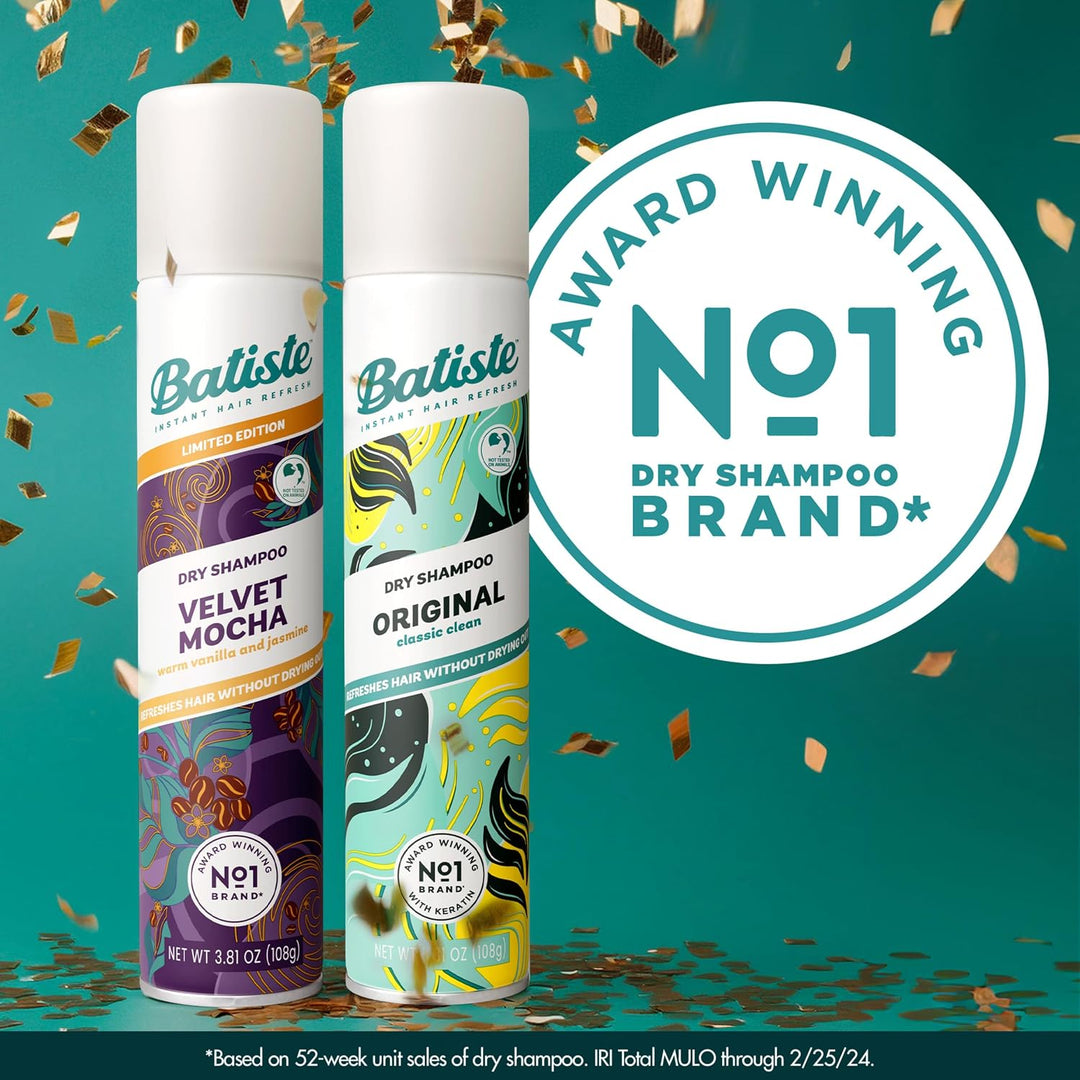 Batiste Champú Seco Edición Limitada Set de Regalo Navideño Dúo, Mo...