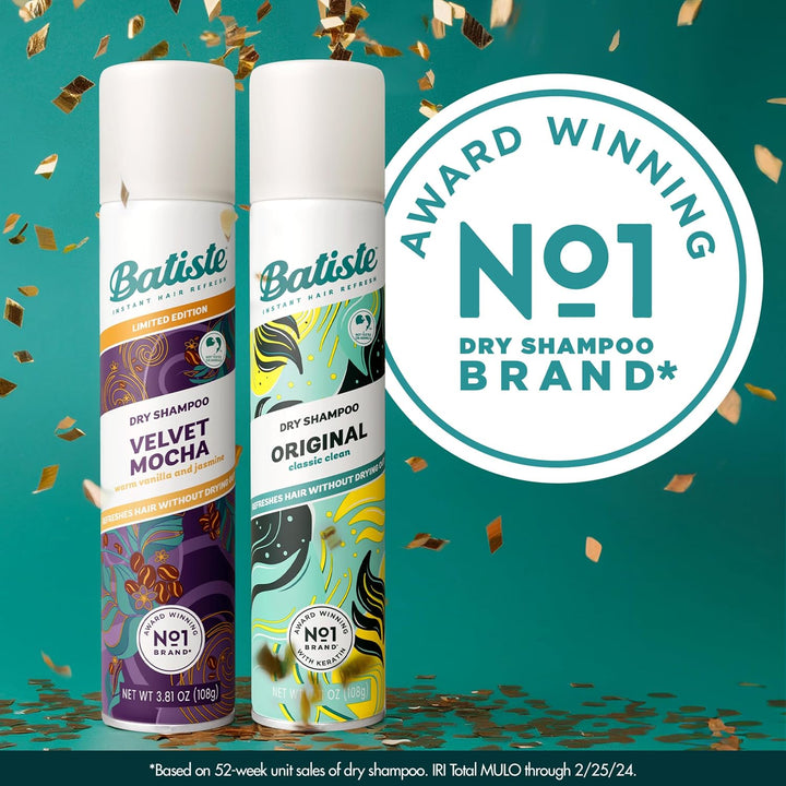 Batiste Champú Seco Edición Limitada Set de Regalo Navideño Dúo, Mo...