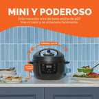 Instant Pot 4QT RIO Mini Multicocina 7 en 1, Olla a Presión, Cocción Lenta, Saltear, Vapor, Arrocera, Yogur y Calentador, Negro, 4 Cuartos