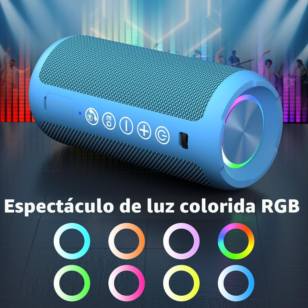 Ortizan - Bocinas Bluetooth 5.3 portátiles para exterior, impermeab...