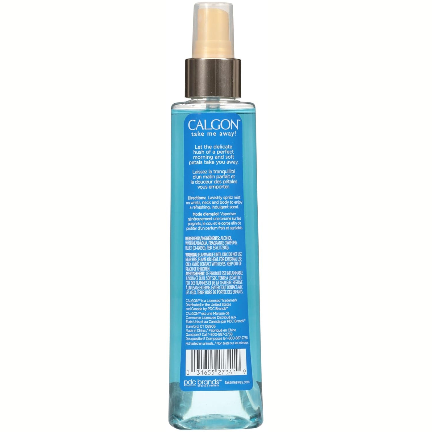 Fragancia Corporal Calgon Morning Glory 8 oz., paquete de de 3