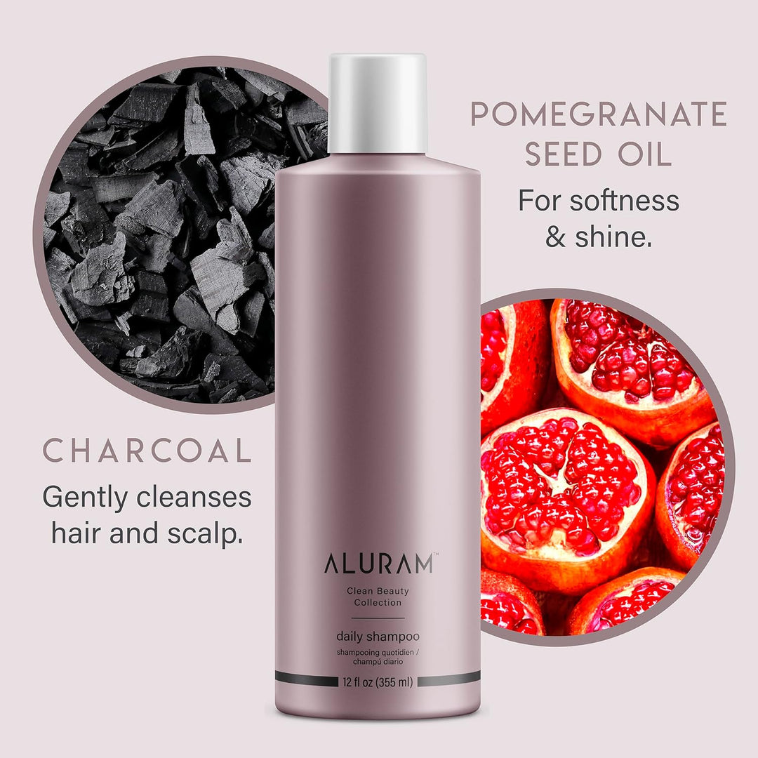 ALURAM Champú diario de agua de coco para hombres y mujeres, hidrat...