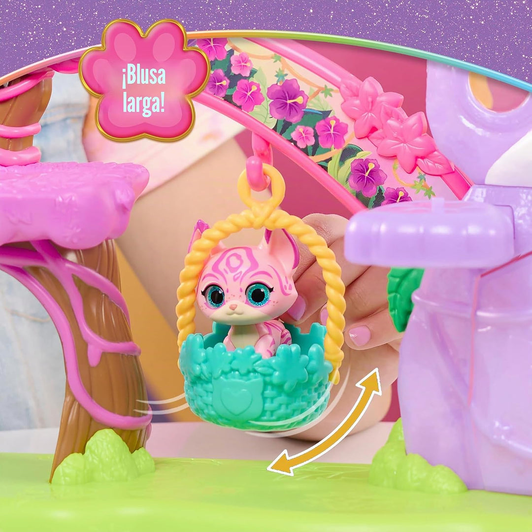 Disney Jr. SuperKitties Su-Purr Wild Set de Juego con Tobogán y Col...