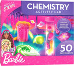 Lámpara Barbie Kit de ciencia química con 50 experimentos para niños de 8 a 12 años