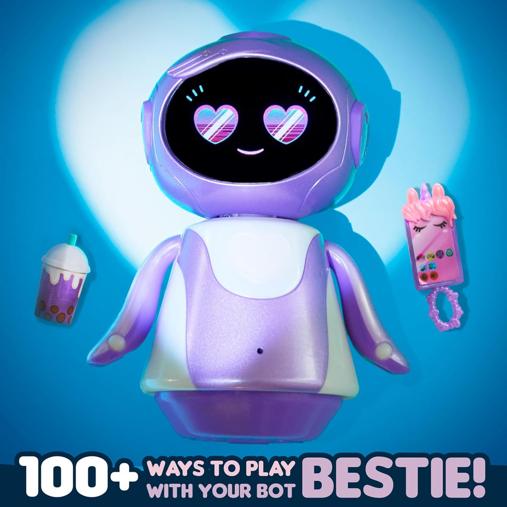 emotoBOT LEX-C - Robot interactivo para niños, robot sensible al tacto y al