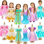K.T. Fancy American Set de Ropa para Muñeca de 18 Pulgadas Vestidos de Princesa